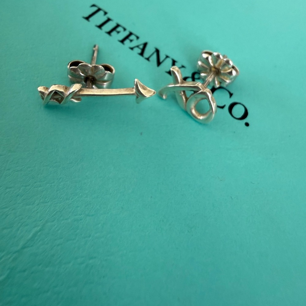 Tiffany & Co. Silver Arrow Studs